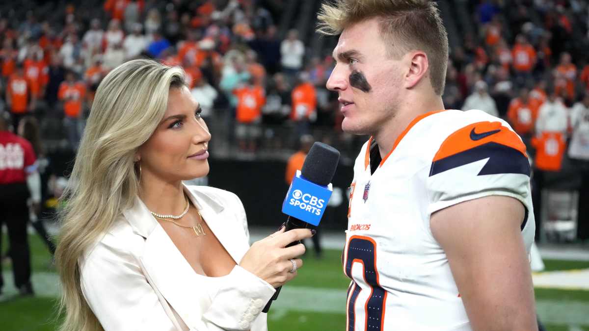 Bo Nix's Wife Posts 3-Word Message After Wild Win vs. Browns - Athlon Sports