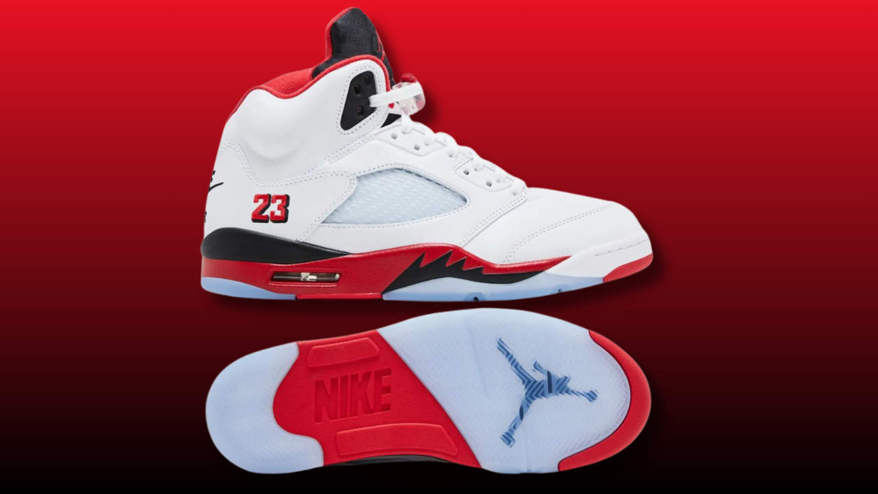 jordan 5 fire red 2013