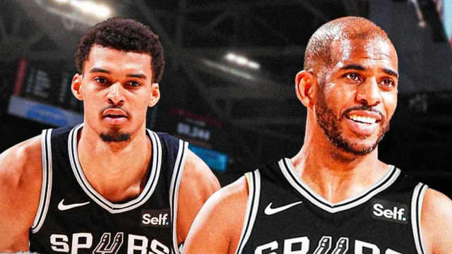 San Antonio Spurs Chris Paul Gives Derrick Rose Flowers for NBA Career Athlon Sports