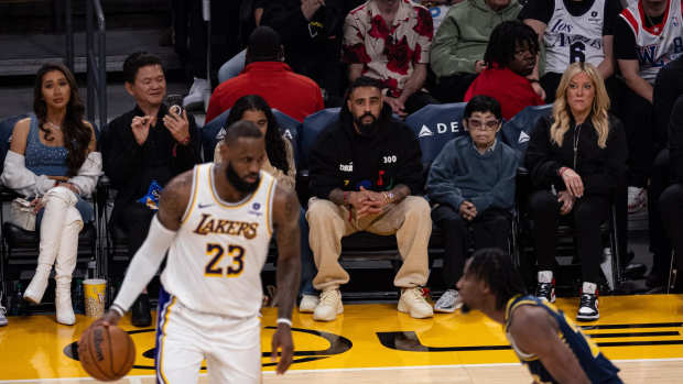 Jerry Lorenzo Sits Courtside in New Fear of God Sneakers Athlon Sports Kicks