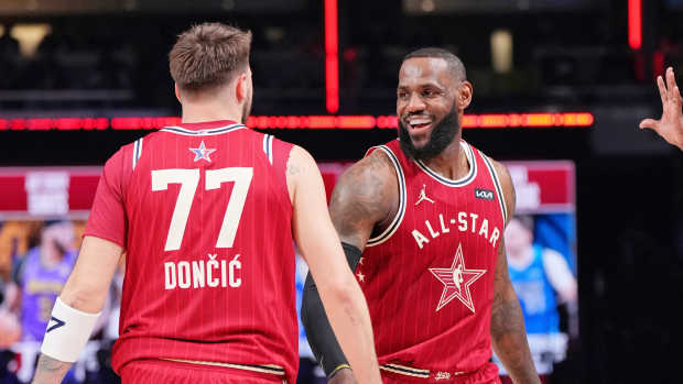 Luka Doncic GOAT Status Dallas Mavericks Star Joins LeBron James Trajectory Athlon Sports