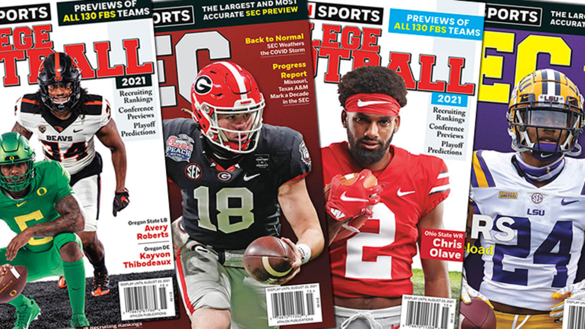 Athlon Sports 2021 College Football Preview Magazines Available