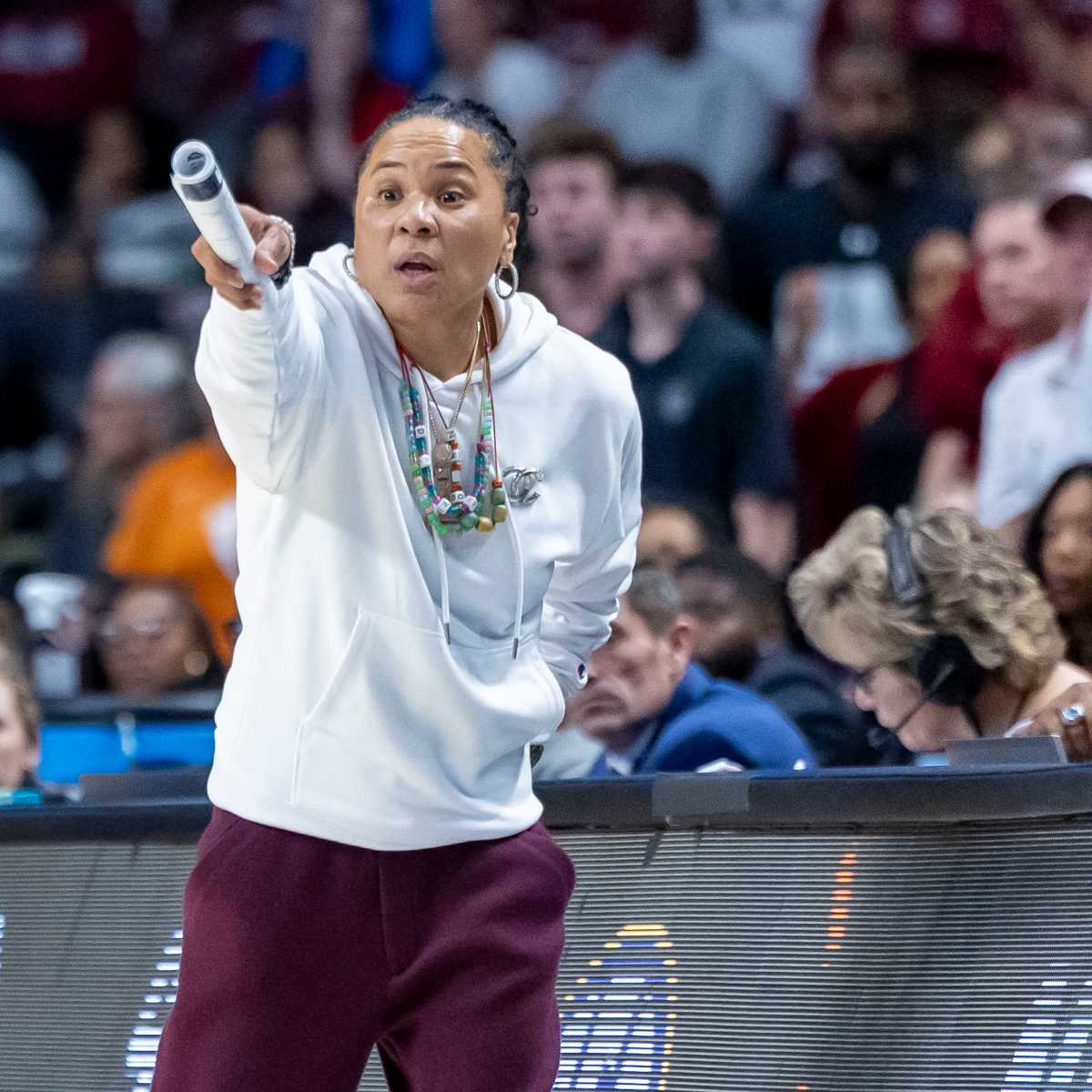 Dawn Staley's Emotional Response to Star Players' News After Transfer  Portal Shakeup - Athlon Sports