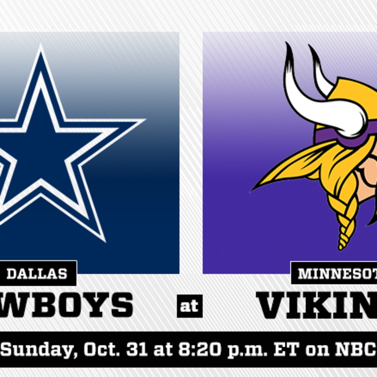 Vikings vs Cowboys live score & H2H