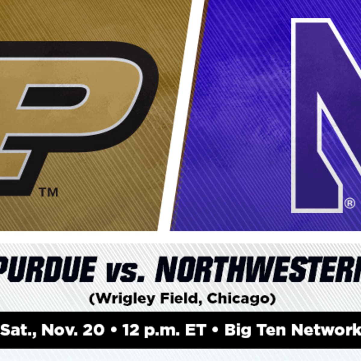 Wrigley Field Configuration for Purdue at Northwestern. : r/CFB