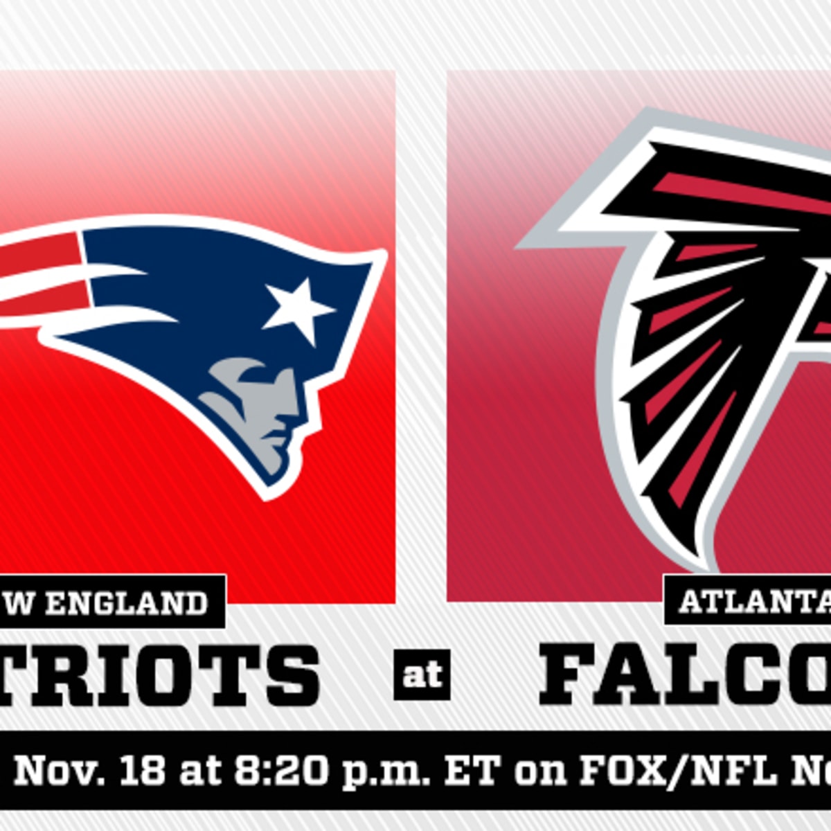 What channel is Patriots vs. Falcons on today? Schedule, time for NFL  'Thursday Night Football' in Week 11