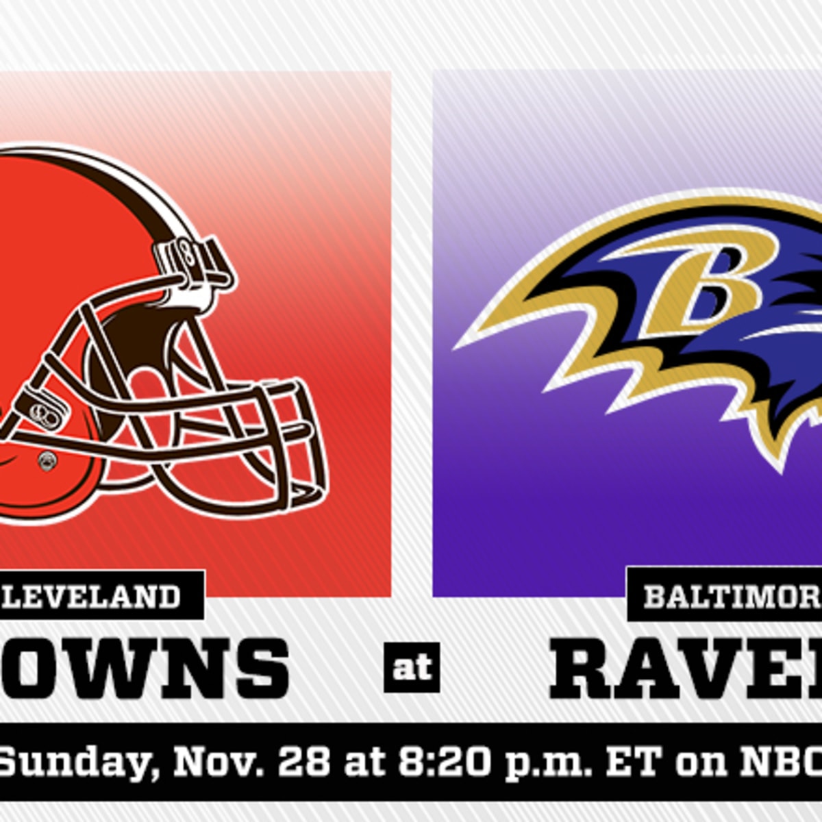 what channel is ravens vs browns