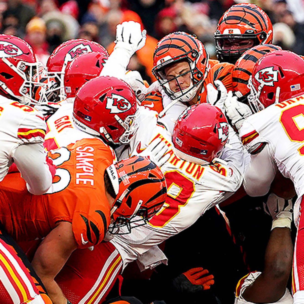chiefs in the bengals game
