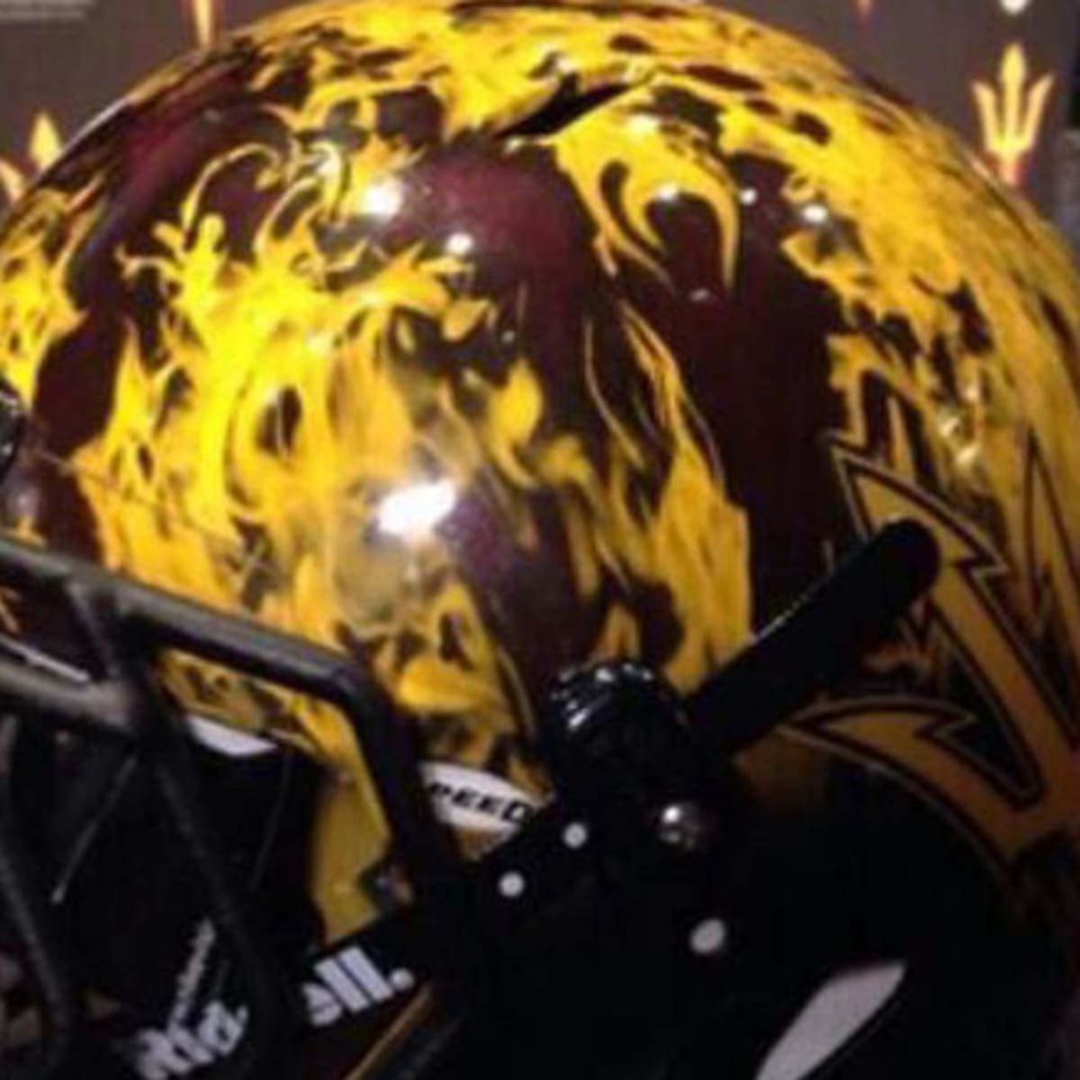 PHOTOS: Arizona State's new helmets are on fire 