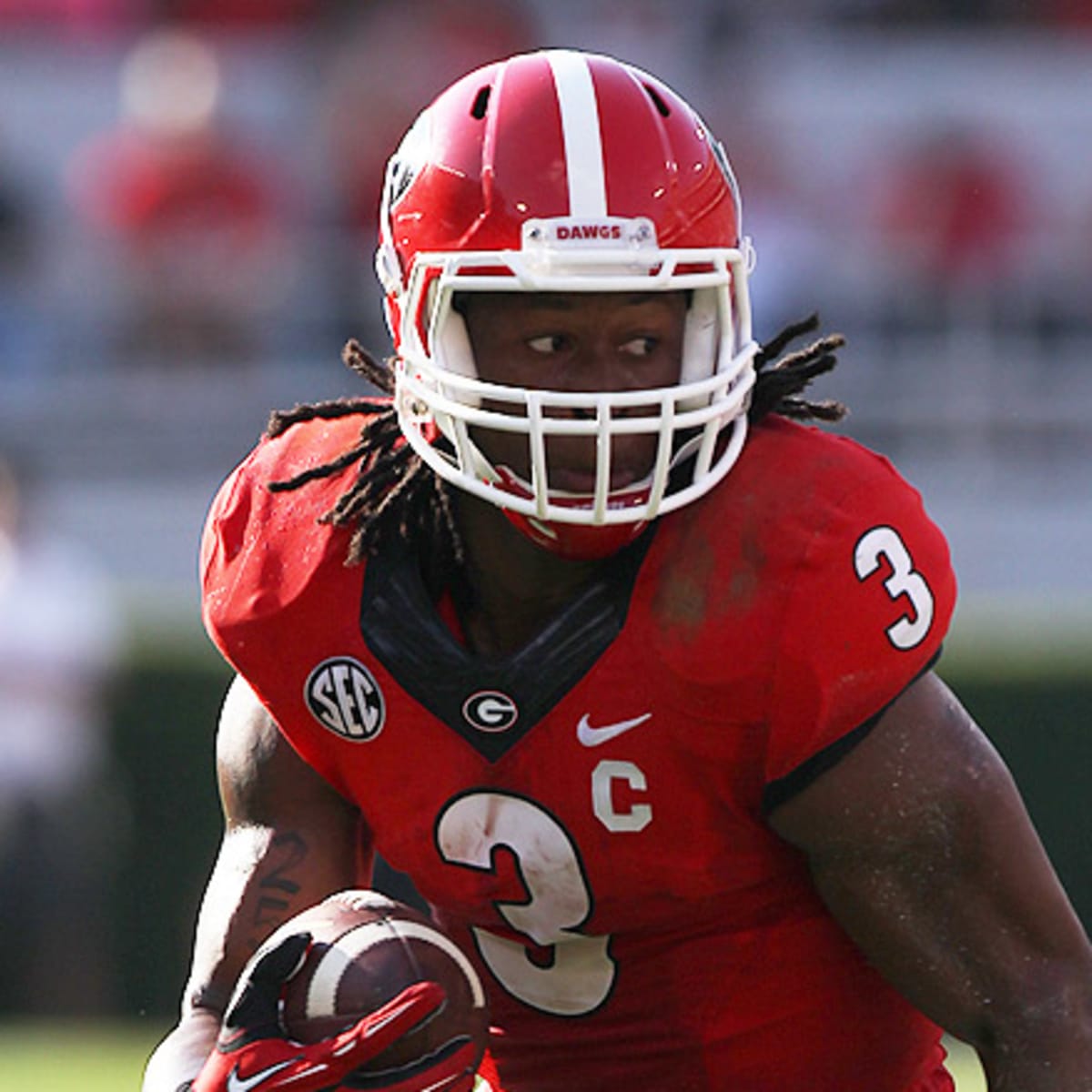 Todd Gurley kickoff return for Touchdown Georgia vs Clemson 2014 