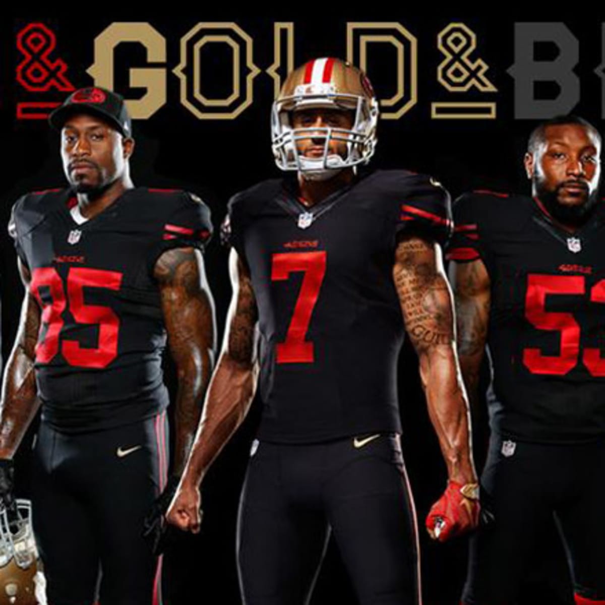 San Francisco 49ers Unveil New Alternate Black Uniforms for 2015 