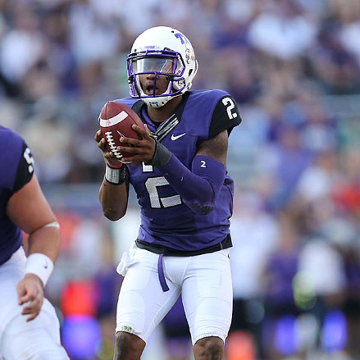 Dana Holgorsen High Fives Trevone Boykin After Ridiculous Run