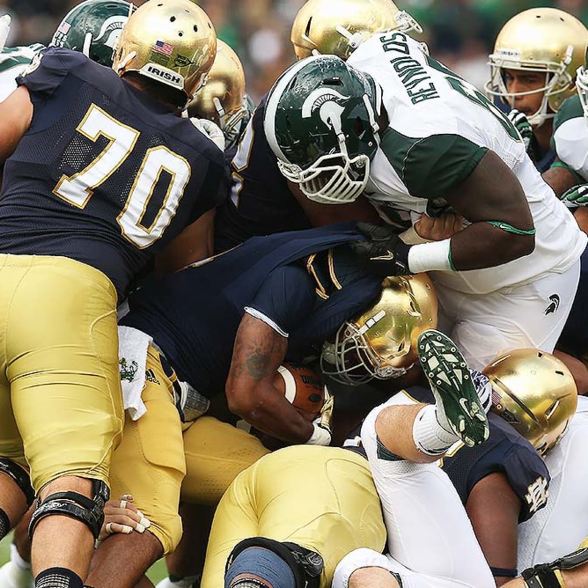 College Football: Looking back at Notre Dame VS Michigan State in