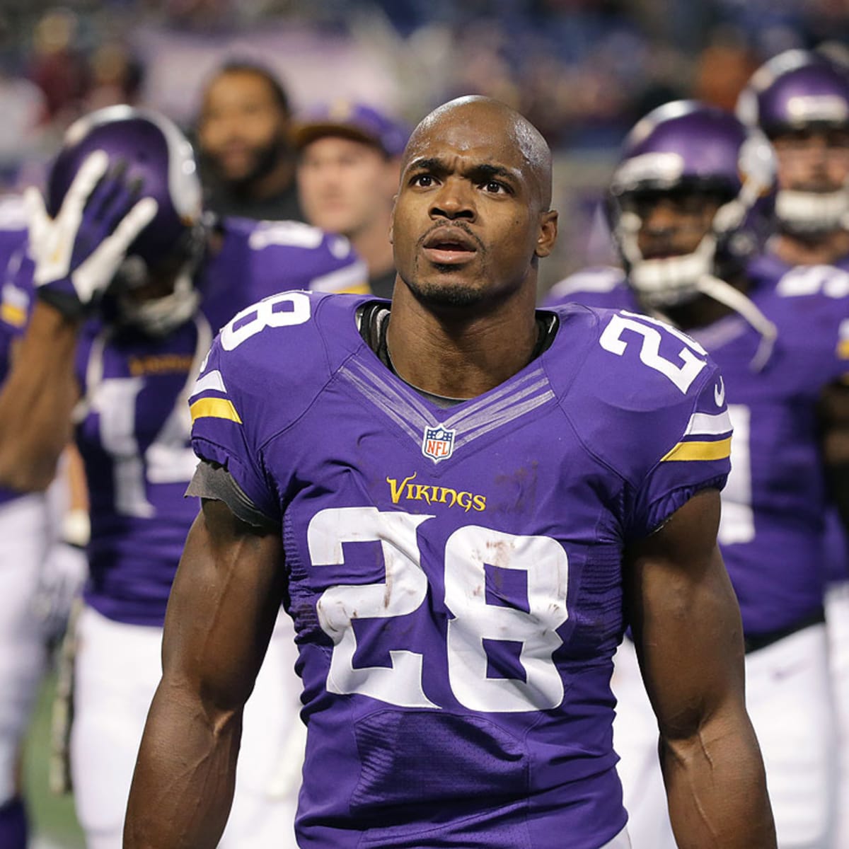 Minnesota Vikings' Adrian Peterson will be free agent