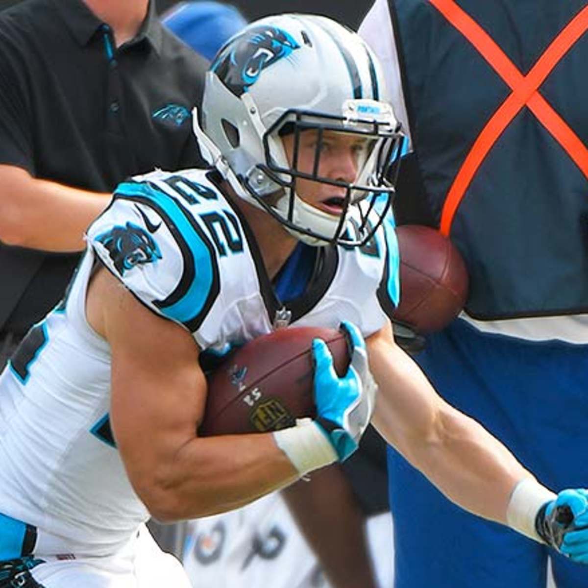 NFL world reacts to Christian McCaffrey blockbuster