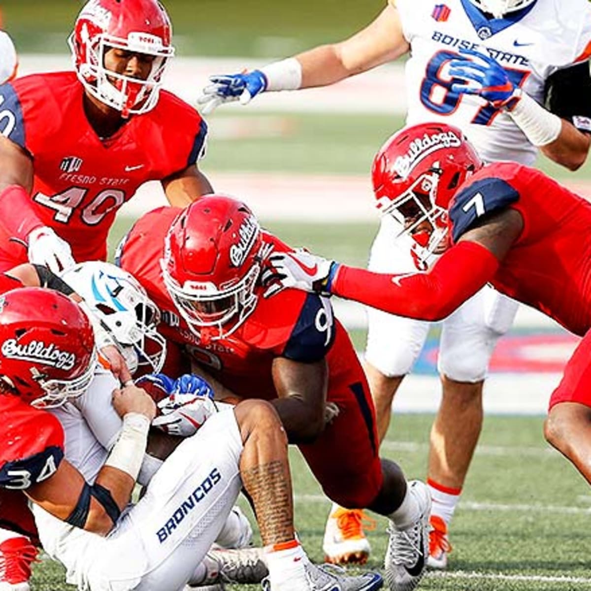 What TV channel is Boise State vs Fresno State football Mountain