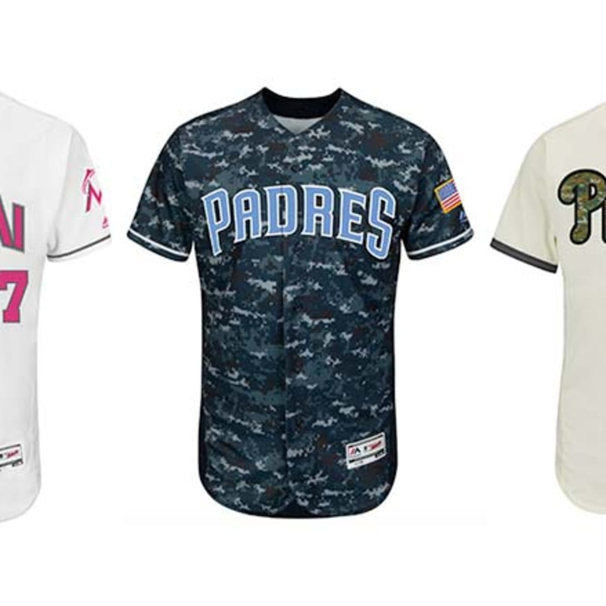 Major League Baseball unveils uniforms for special events this