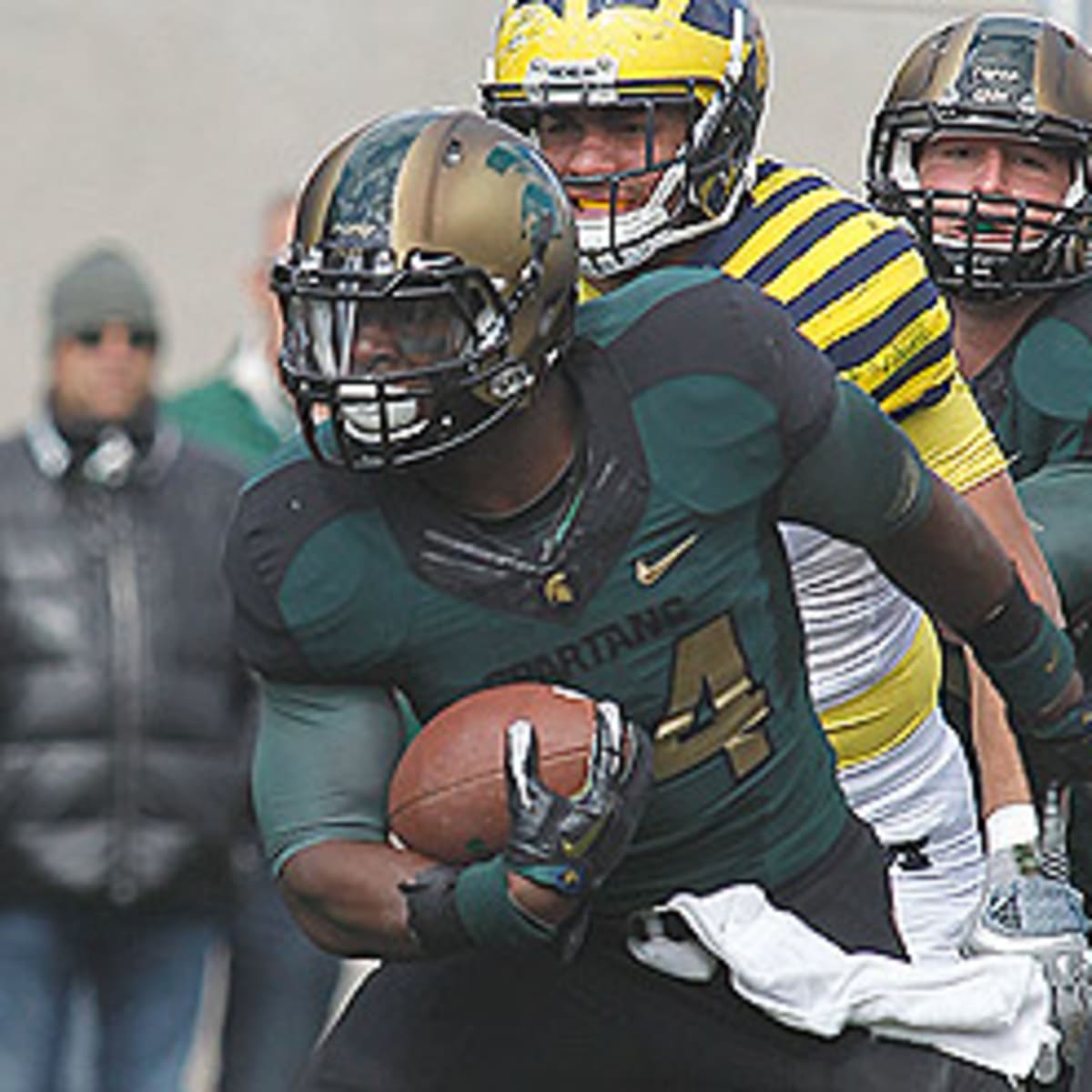 Le'Veon Bell goes from Eastern Michigan recruit to a team leader for  Michigan State 