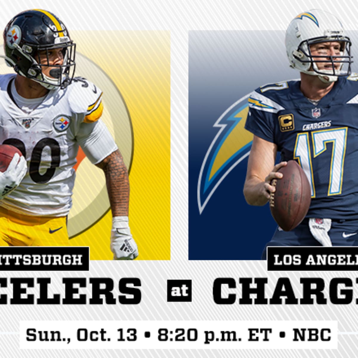 WATCH LIVE: Sunday Night Football: Steelers vs. Chargers