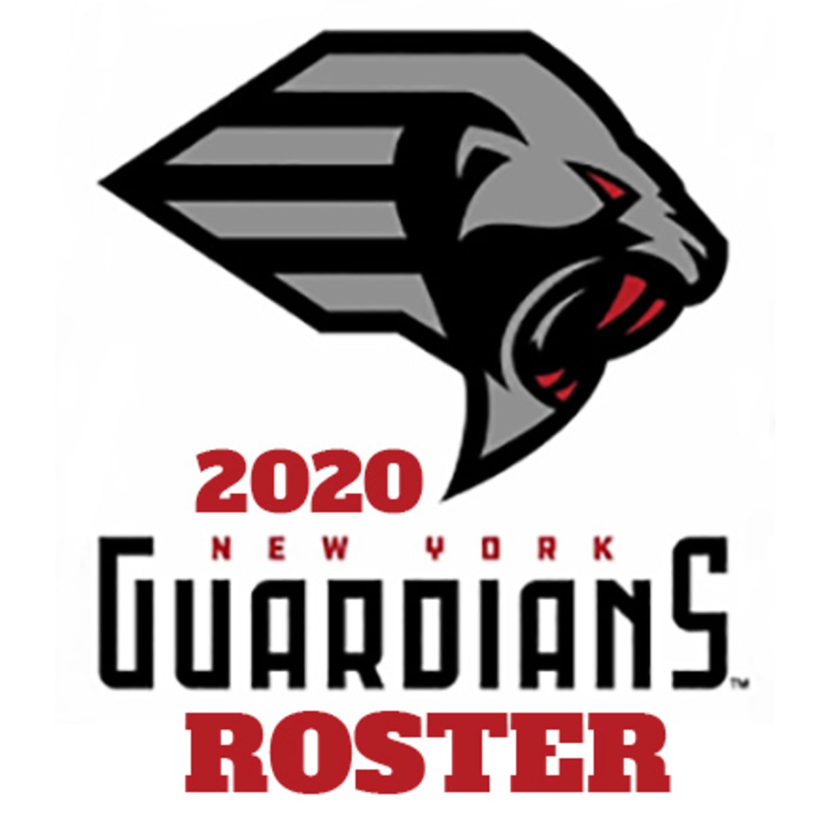 New York Guardians Roster (XFL Football) 
