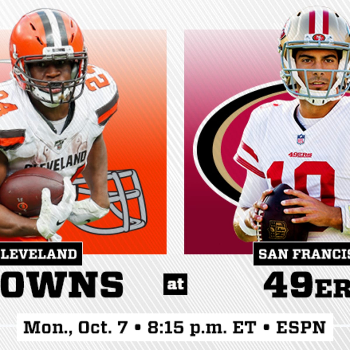 Monday Night Football: Cleveland Browns vs. San Francisco 49ers