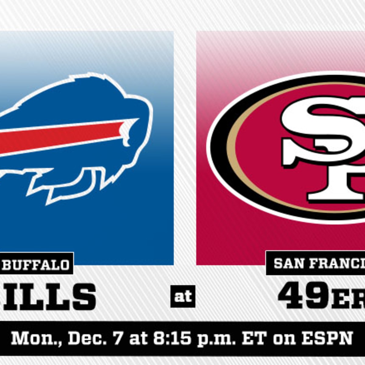 Monday Night Football: Buffalo Bills vs. San Francisco 49ers