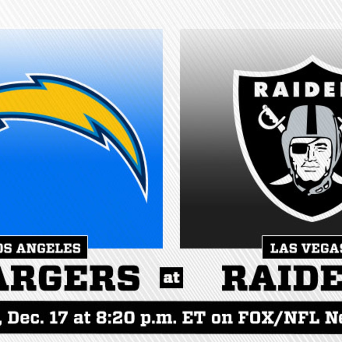 Los Angeles Chargers vs. Las Vegas Raiders