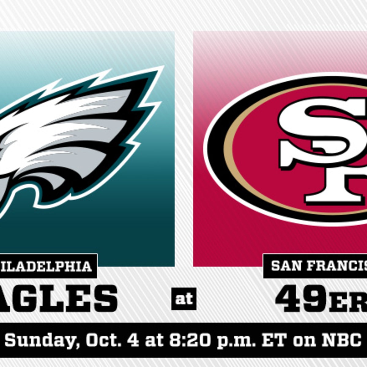 Sunday Night Football: Philadelphia Eagles vs. San Francisco 49ers