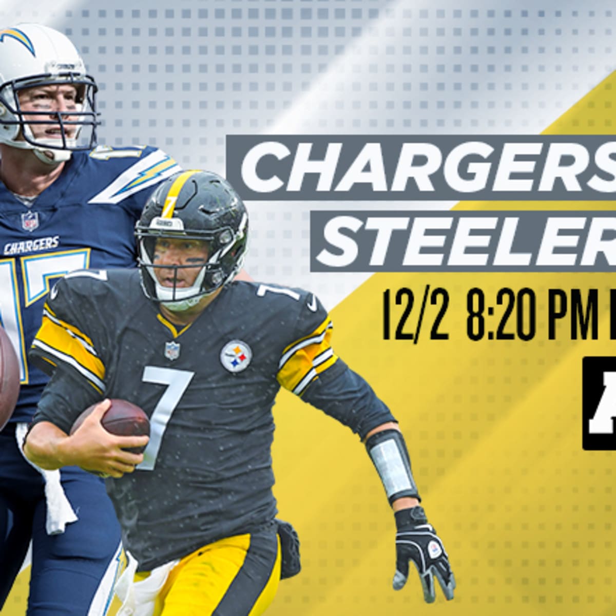 Pittsburgh Steelers vs LA Chargers Sunday Night Football