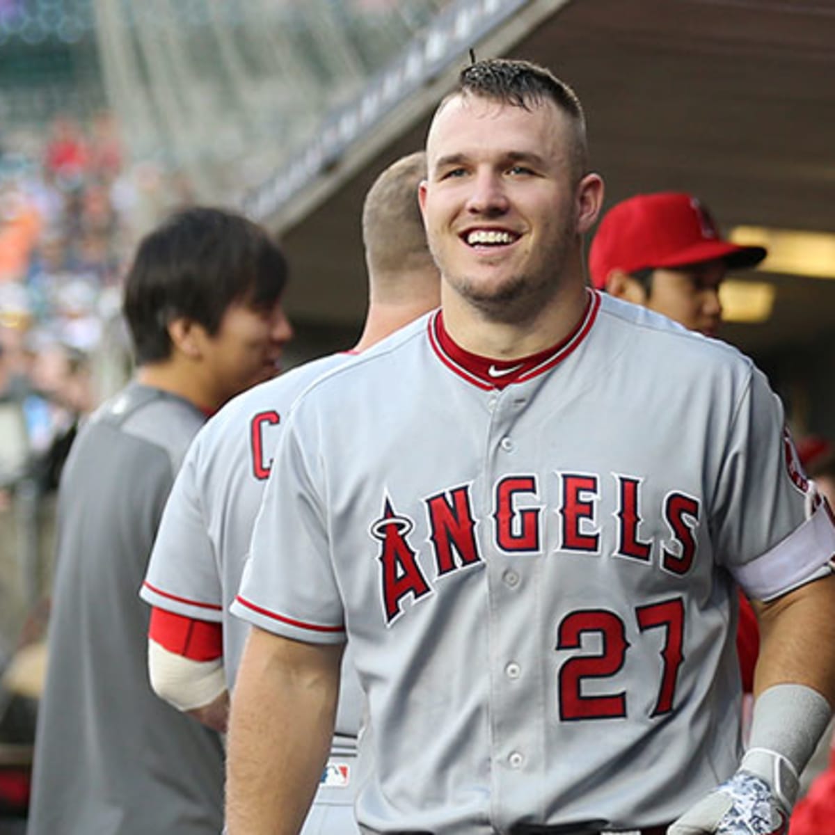 Mike Trout Wore A Caitlin Clark Jersey To The Ballpark Sunday