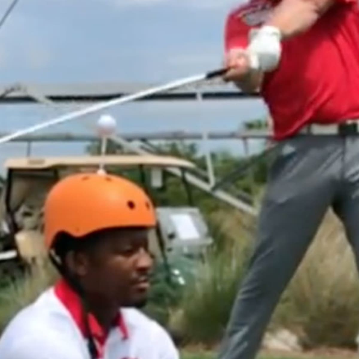 Jameis Winston Has Golf Ball Hit Off His Head, Scaring Buccaneers Fans  Everywhere - AthlonSports.com | Expert Predictions, Picks, and Previews
