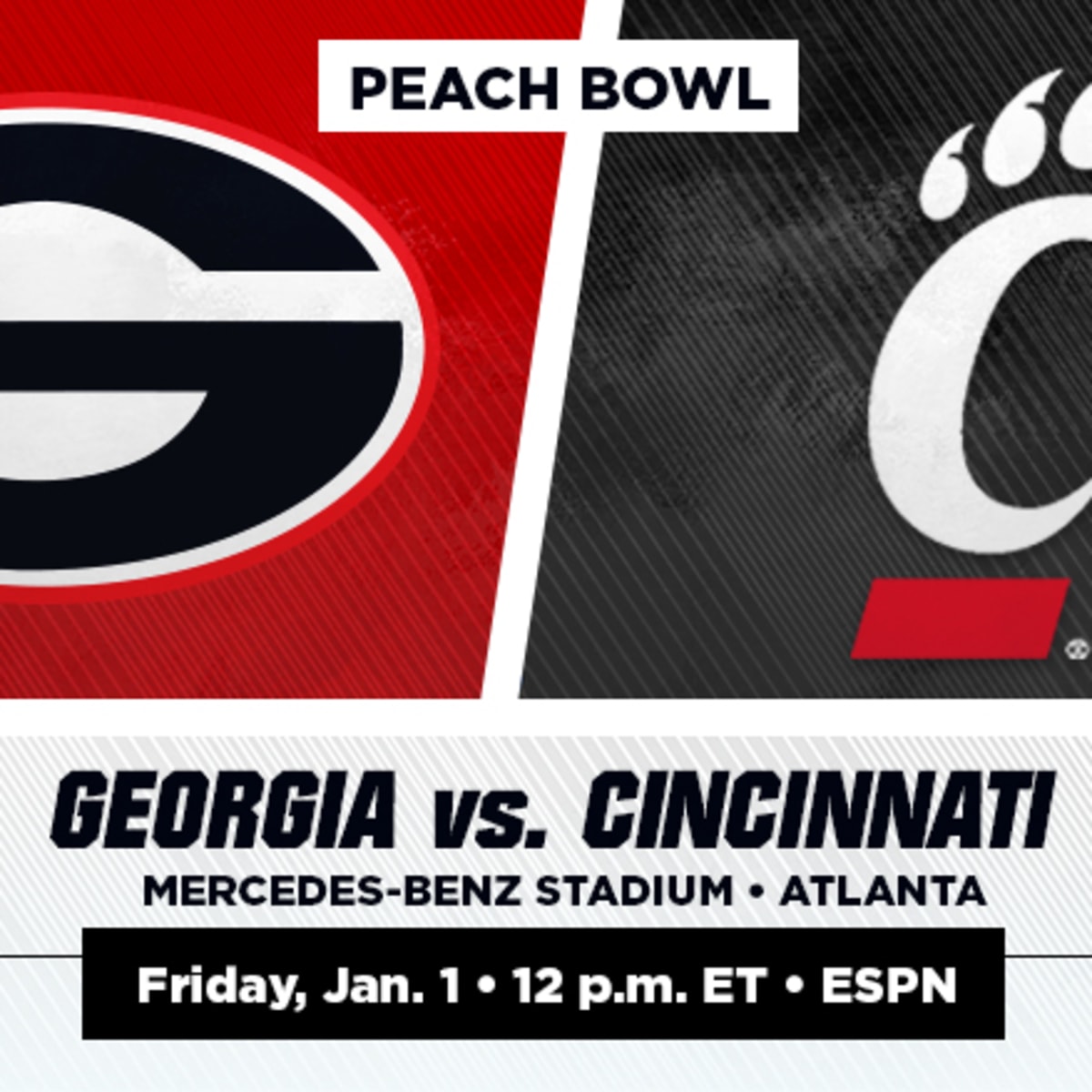 UGA football vs. Cincinnati: Five things to know for Peach Bowl