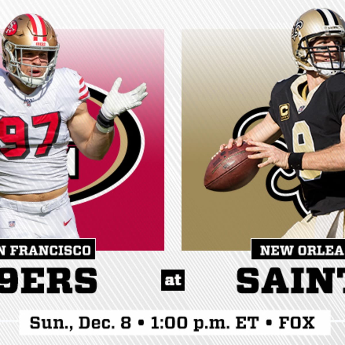 San Francisco 49ers vs New Orleans Saints Week 12 Game Preview