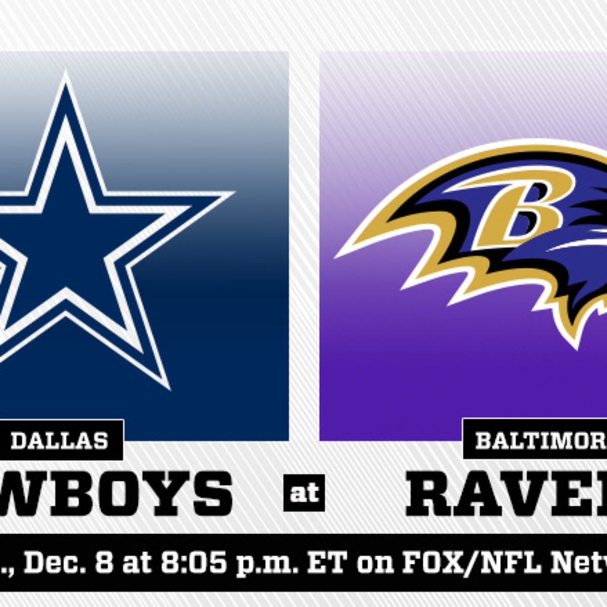 Dallas Cowboys vs. Baltimore Ravens free live stream (12/8/20