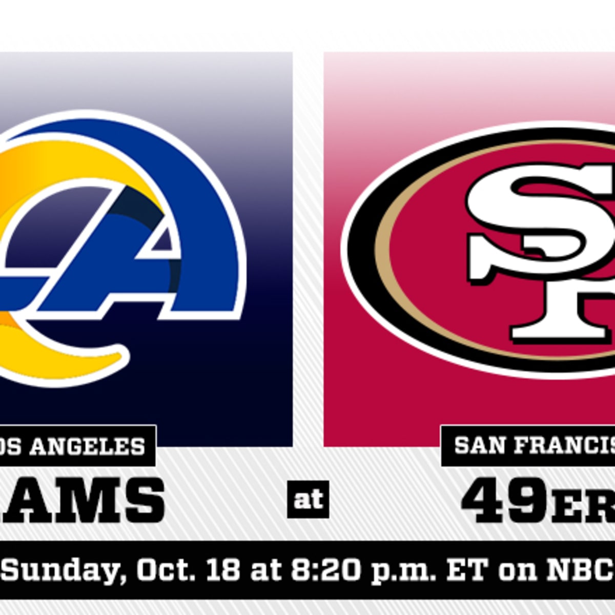 Sunday Night Football: Los Angeles Rams vs. San Francisco 49ers