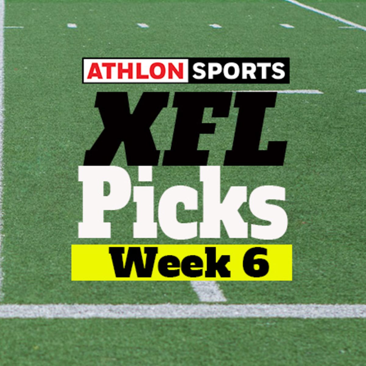 XFL Game Picks Against The Spread for Week 6