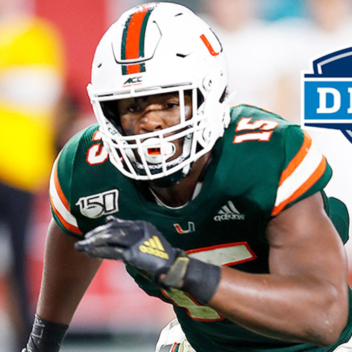 Giants select DE Gregory Rousseau in Bleacher Report's 2021 mock draft