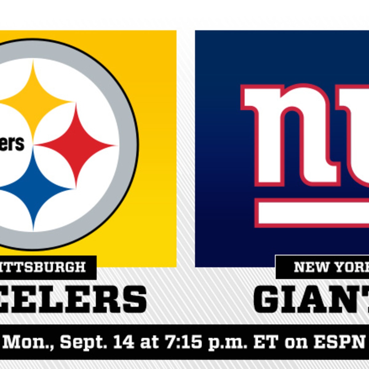 Monday Night Football: Pittsburgh Steelers vs. New York Giants