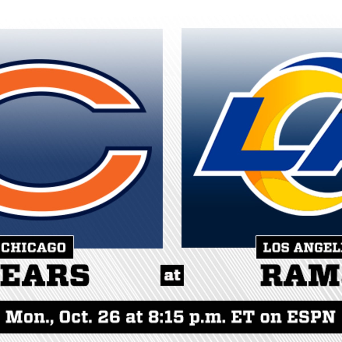 Monday Night Football: Chicago Bears vs. Los Angeles Rams