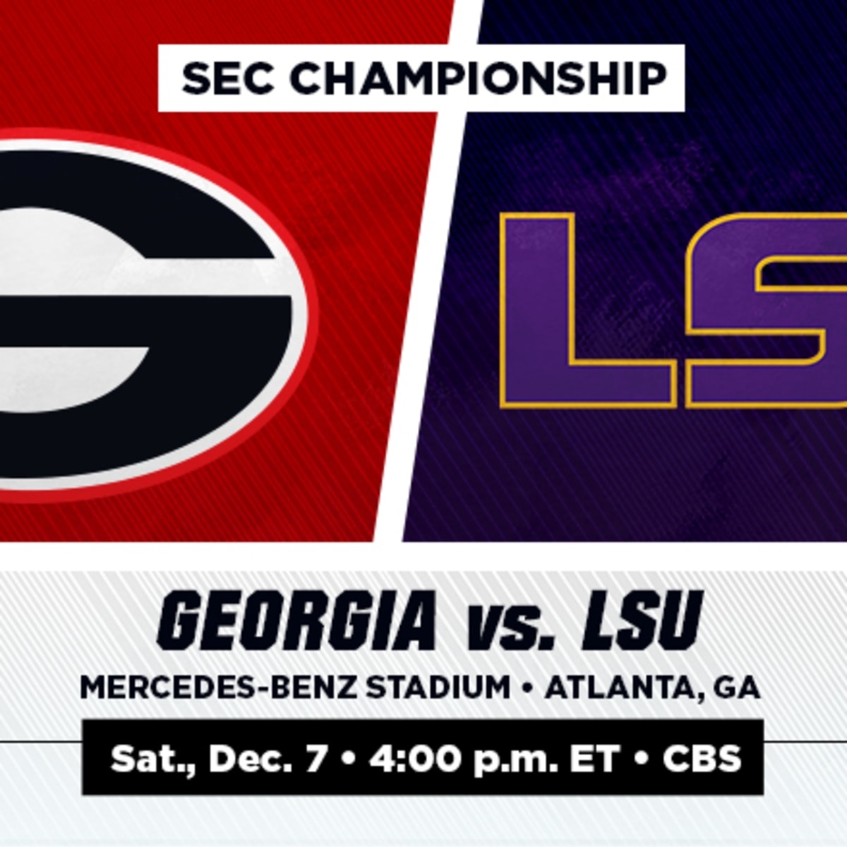 SEC Championship Game, What to know for Georgia vs LSU