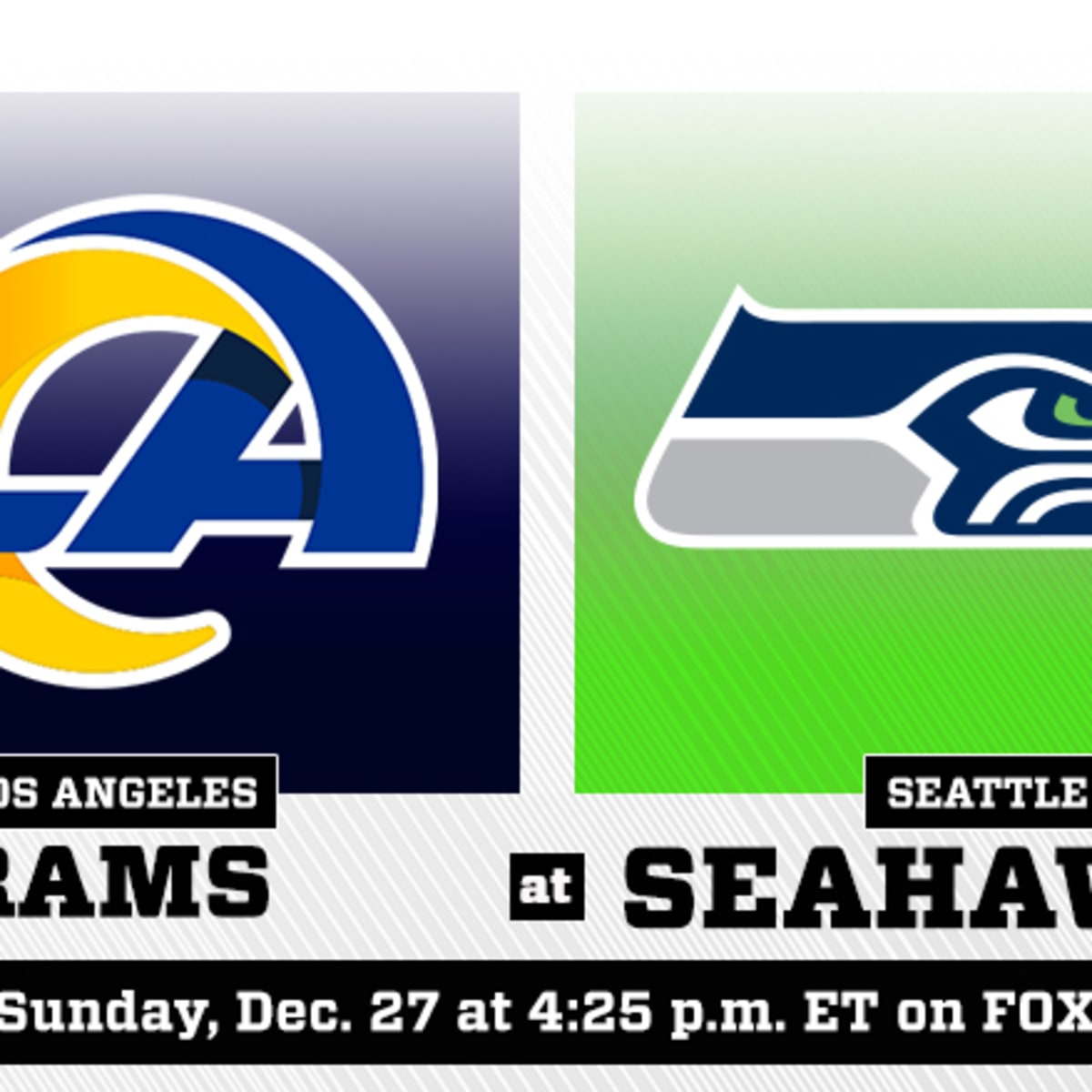 rams and the seahawks