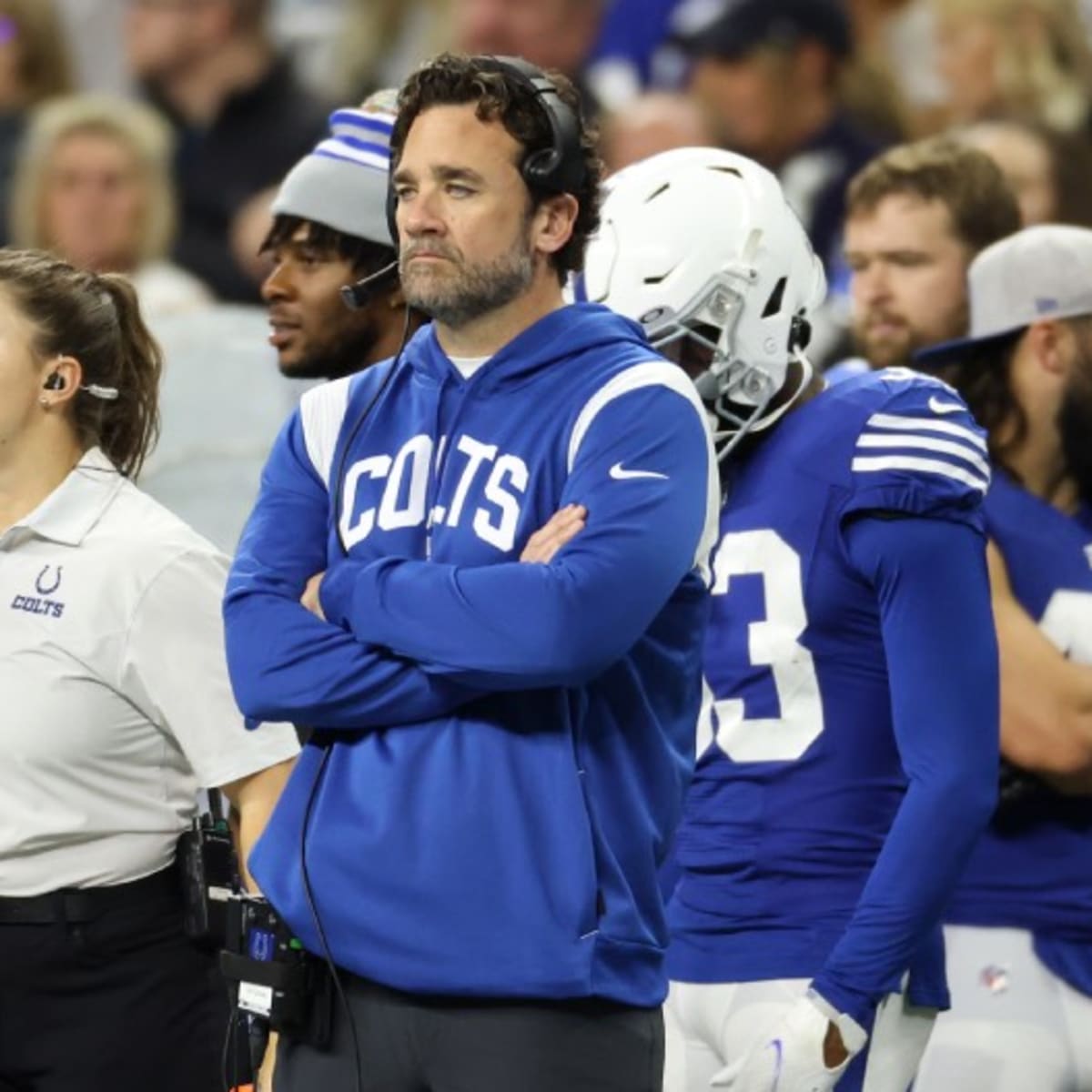 NFL: Indianapolis Colts Interim Coach Jeff Saturday on starting QB Matt Ryan