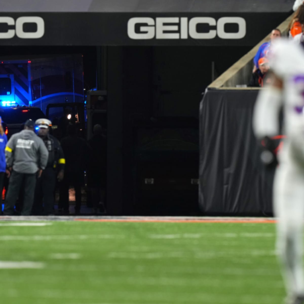 Terrifying football moment as Bills' Hamlin collapses after tackle