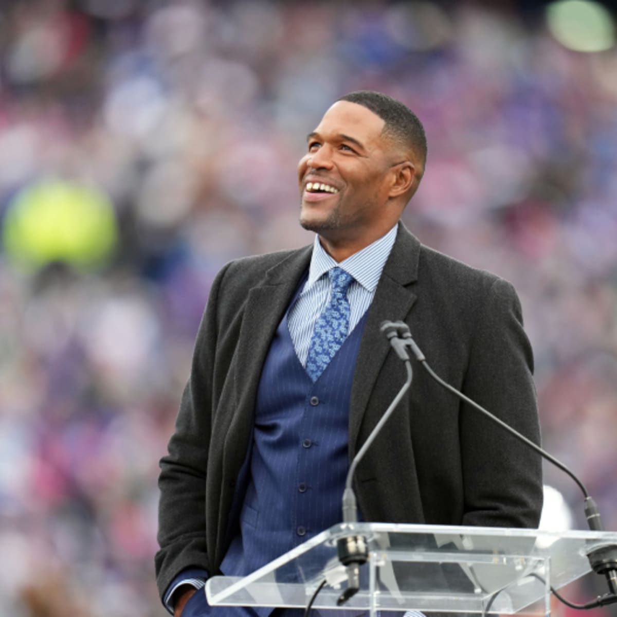 Michael Strahan ripped Skip Bayless during Fox's NFL pregame show