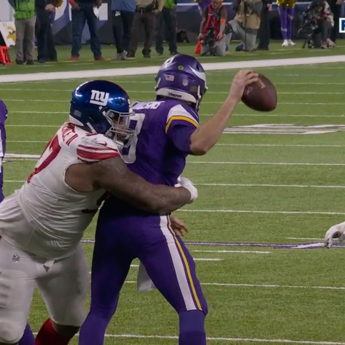 Dexter Lawrence accepts blame for late penalty in Giants loss