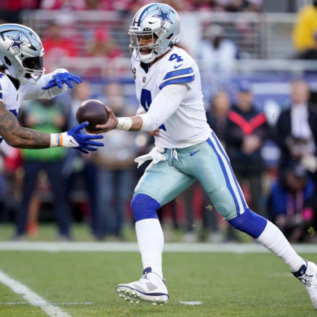 Dallas Cowboys quarterback Dak Prescott (4) leaves the field following the  game against the, Stock Photo, Picture And Rights Managed Image. Pic.  PAH-0253-110524002