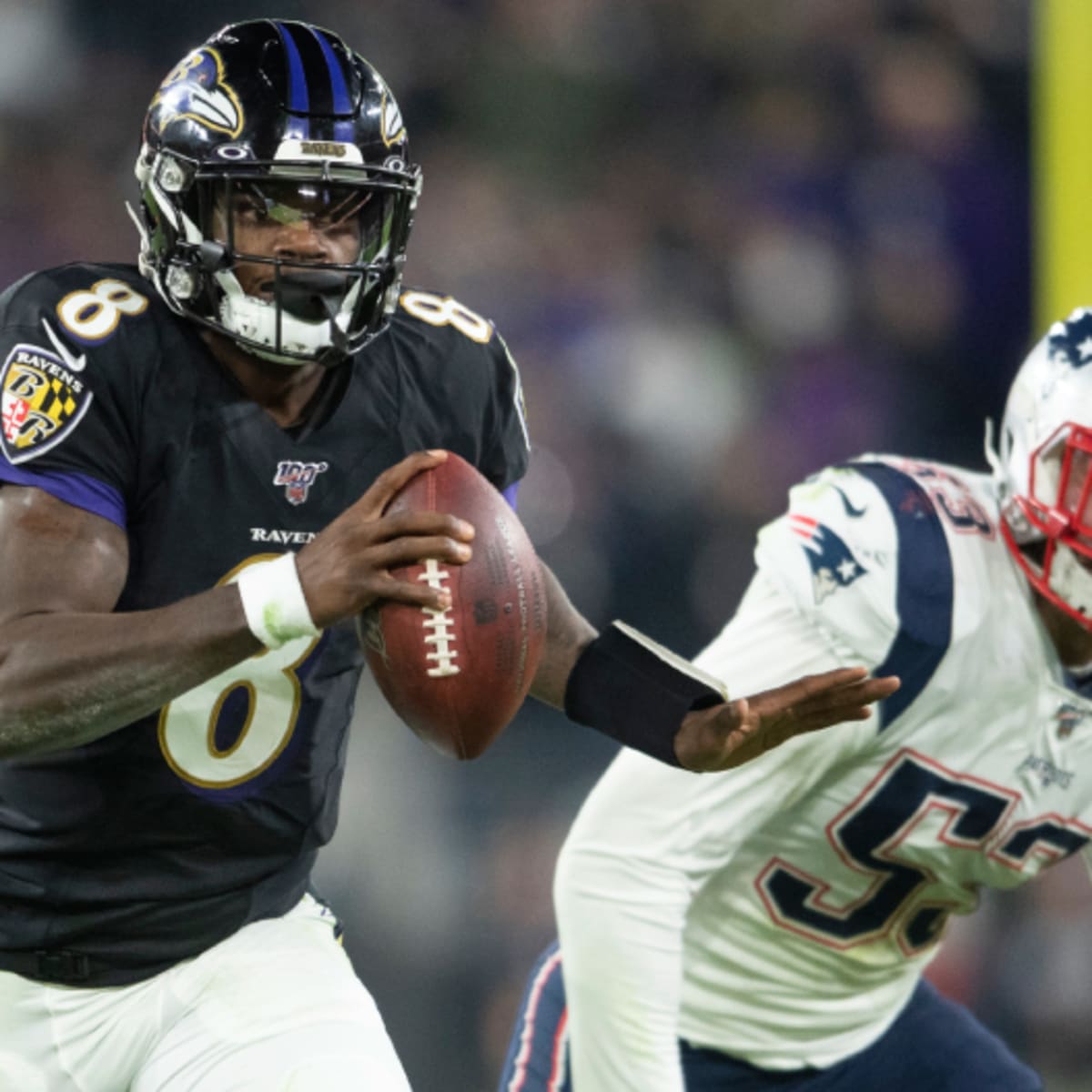 Baltimore Ravens Trade of QB Lamar Jackson To New England Pushed