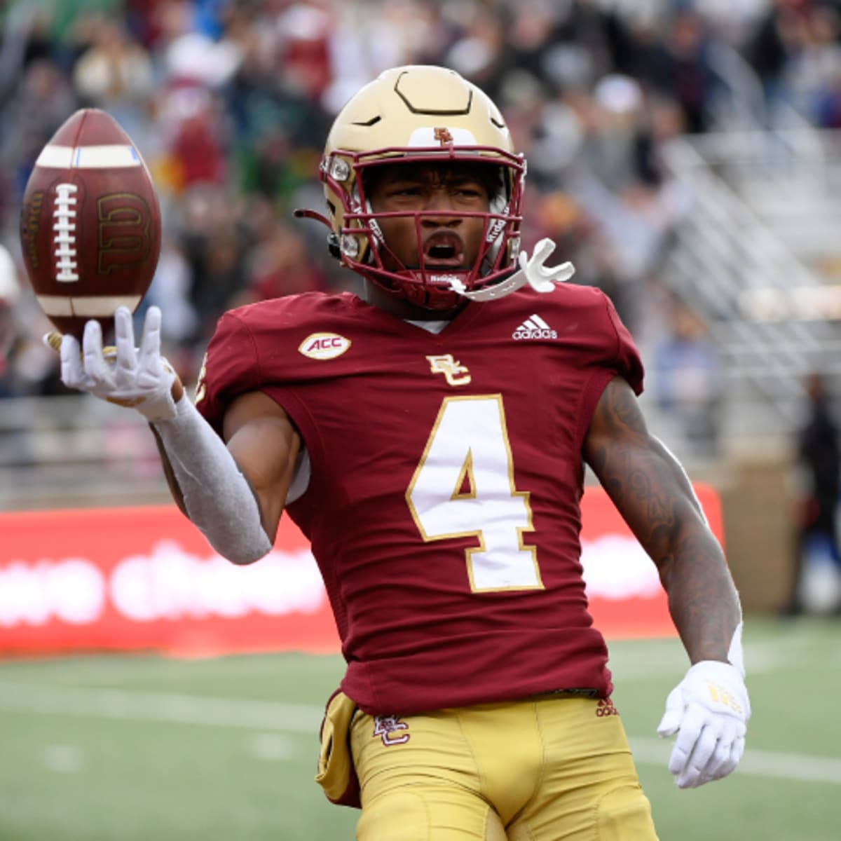 Why BC receiver Zay Flowers's NFL draft stock continues to rise, with many  feeling he'll be picked in the first round - The Boston Globe