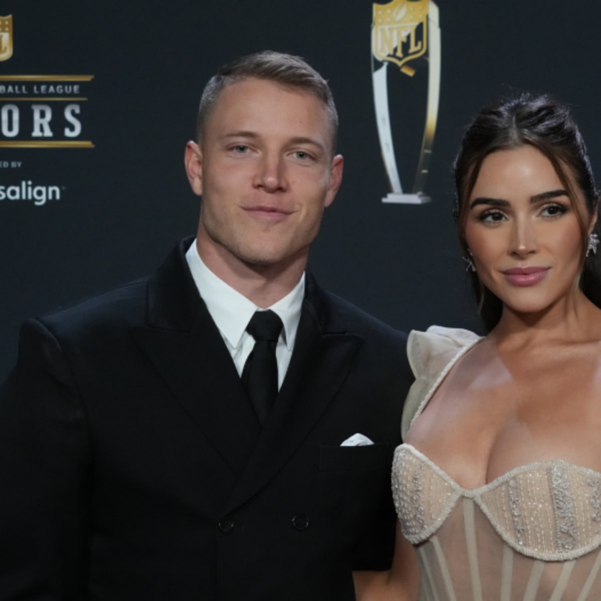 Christian McCaffrey honors girlfriend Olivia Culpo after 49ers win