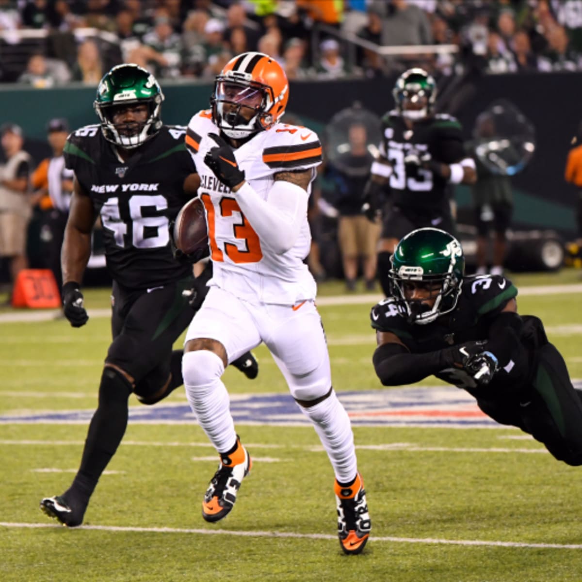 Odell Beckham Jr. hints at Jets-Browns in Week 1